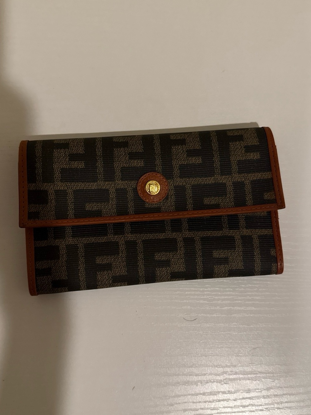 Fendi Leather Tab Accent in Deep Brown & Fendi Wallet bundle! - Picture 10 of 13